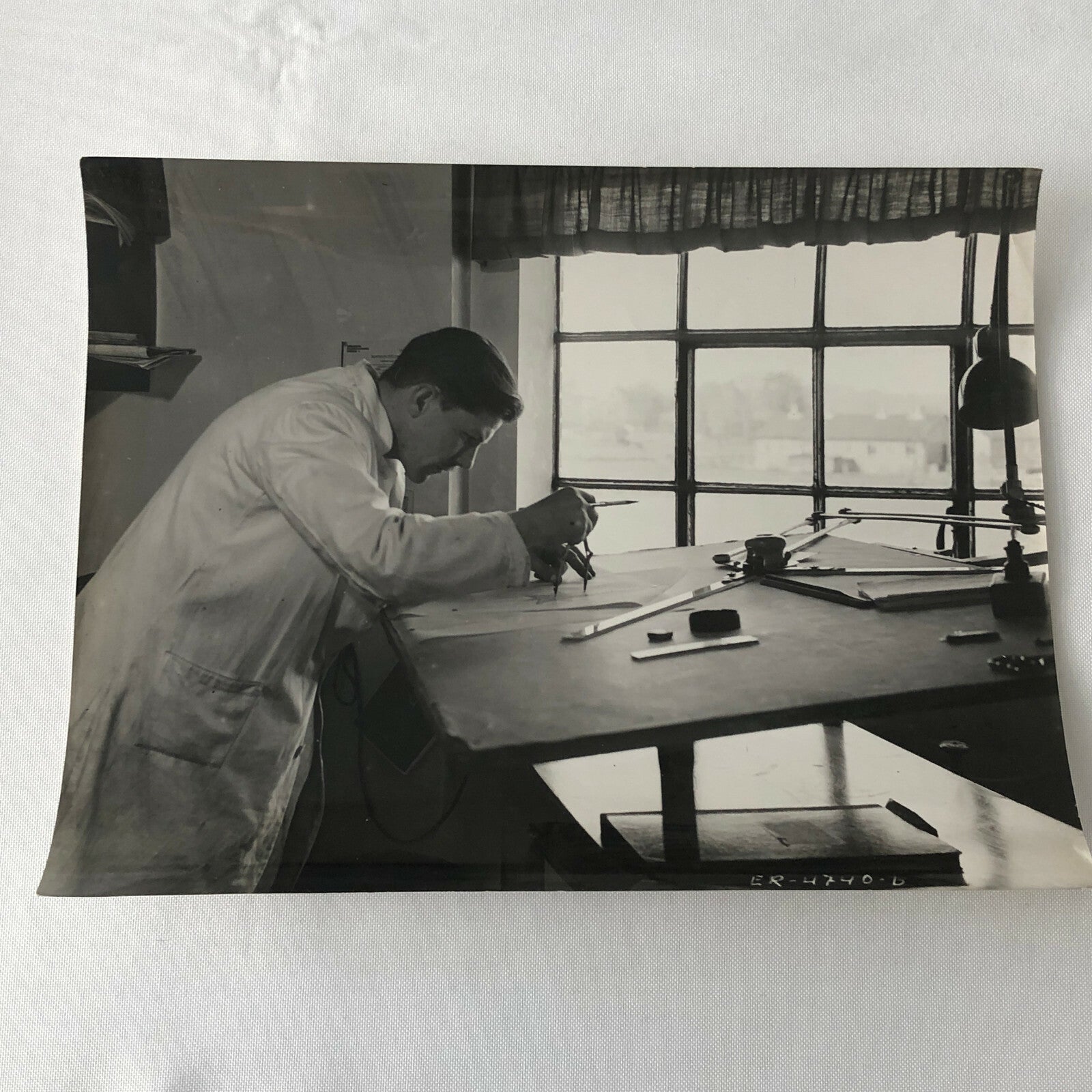 Antique Vintage Photograph Engineer or Industrial Designer Denmark Ergo Trailer