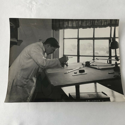 Antique Vintage Photograph Engineer or Industrial Designer Denmark Ergo Trailer