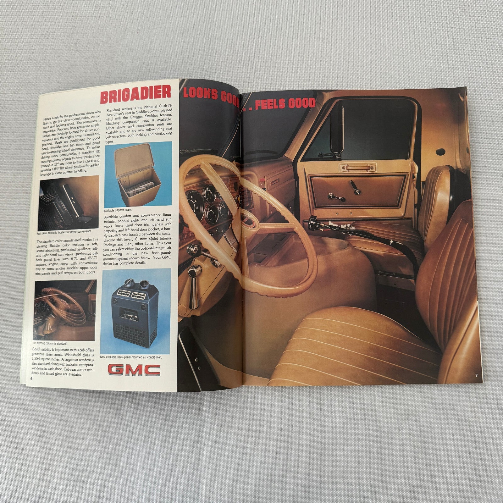 GMC Brigadier Truck Sales Brochure Catalog Advertising Vintage 8000 9500