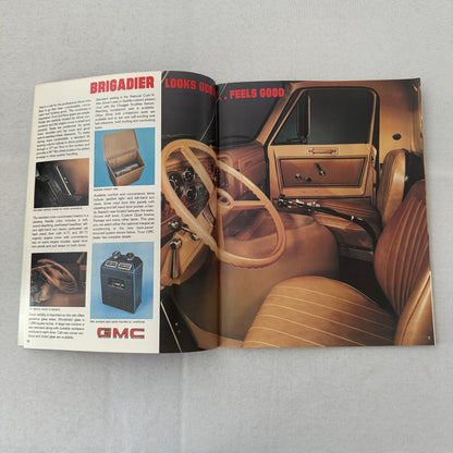 GMC Brigadier Truck Sales Brochure Catalog Advertising Vintage 8000 9500