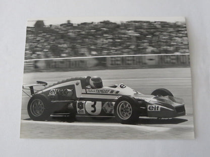 Vintage 1973 French Grand Prix Racing Photograph Photo - Patrick Tambay #3 