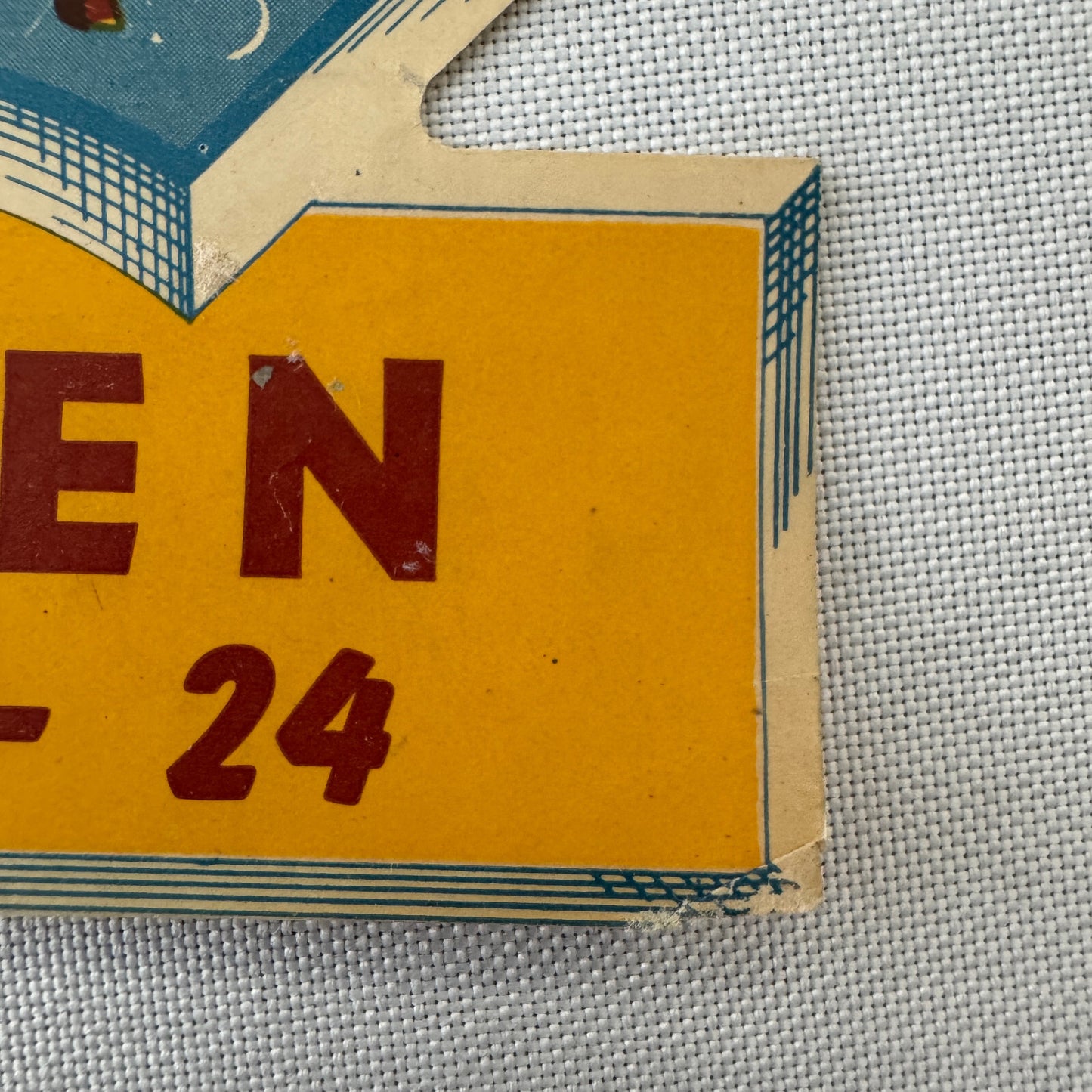 Vintage Rodeo Event Advertising Label 1940s