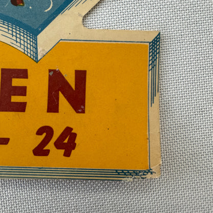 Vintage Rodeo Event Advertising Label 1940s
