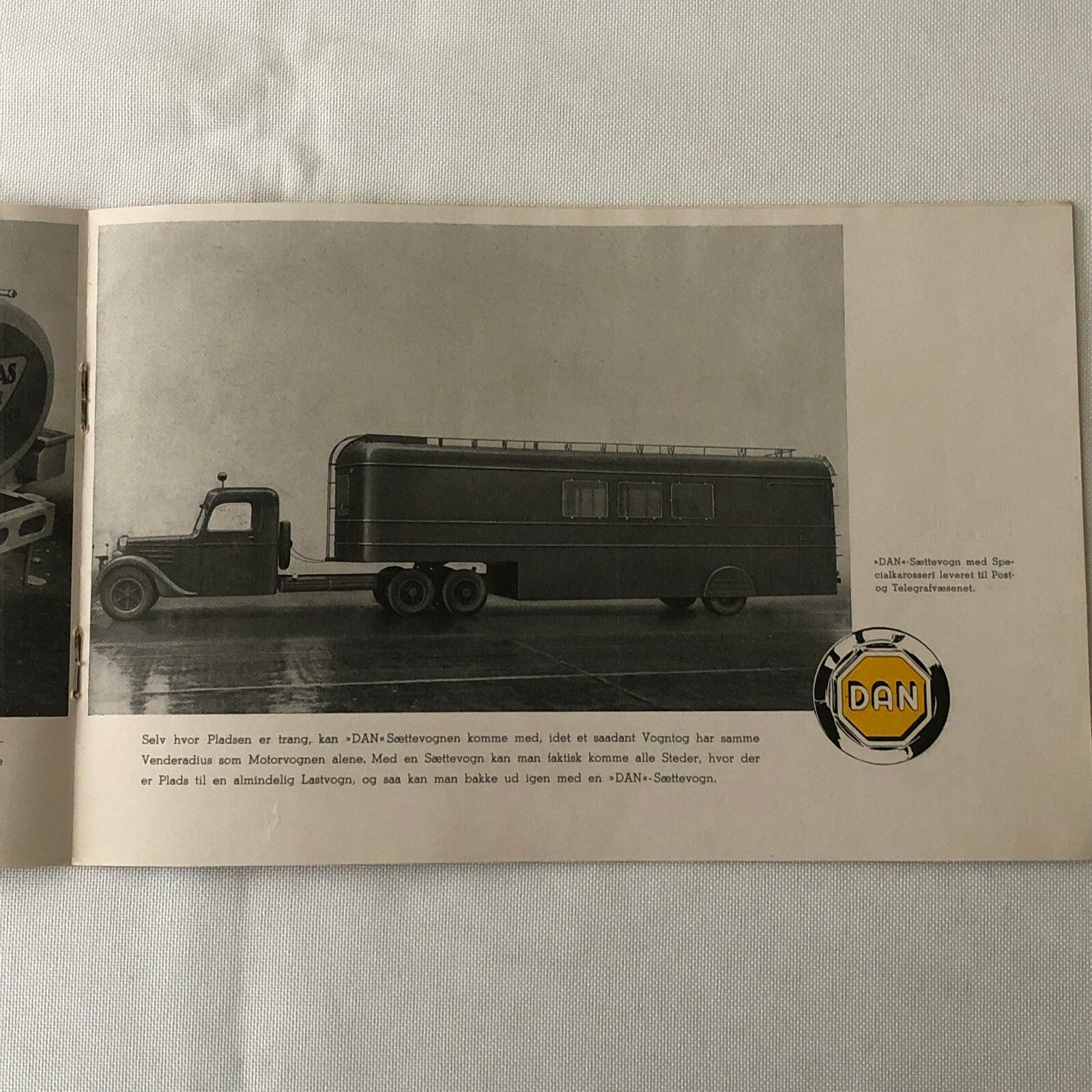 Vintage Dan Trailer and Truck Sales Brochure Catalog - DANISH Text 