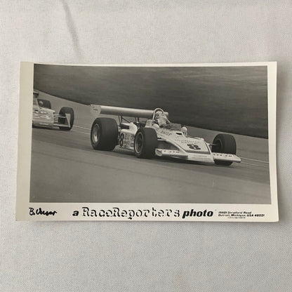 Vintage Indy Indianapolis Racing Photograph 1973 Bobby Unser Steve Krisiloff
