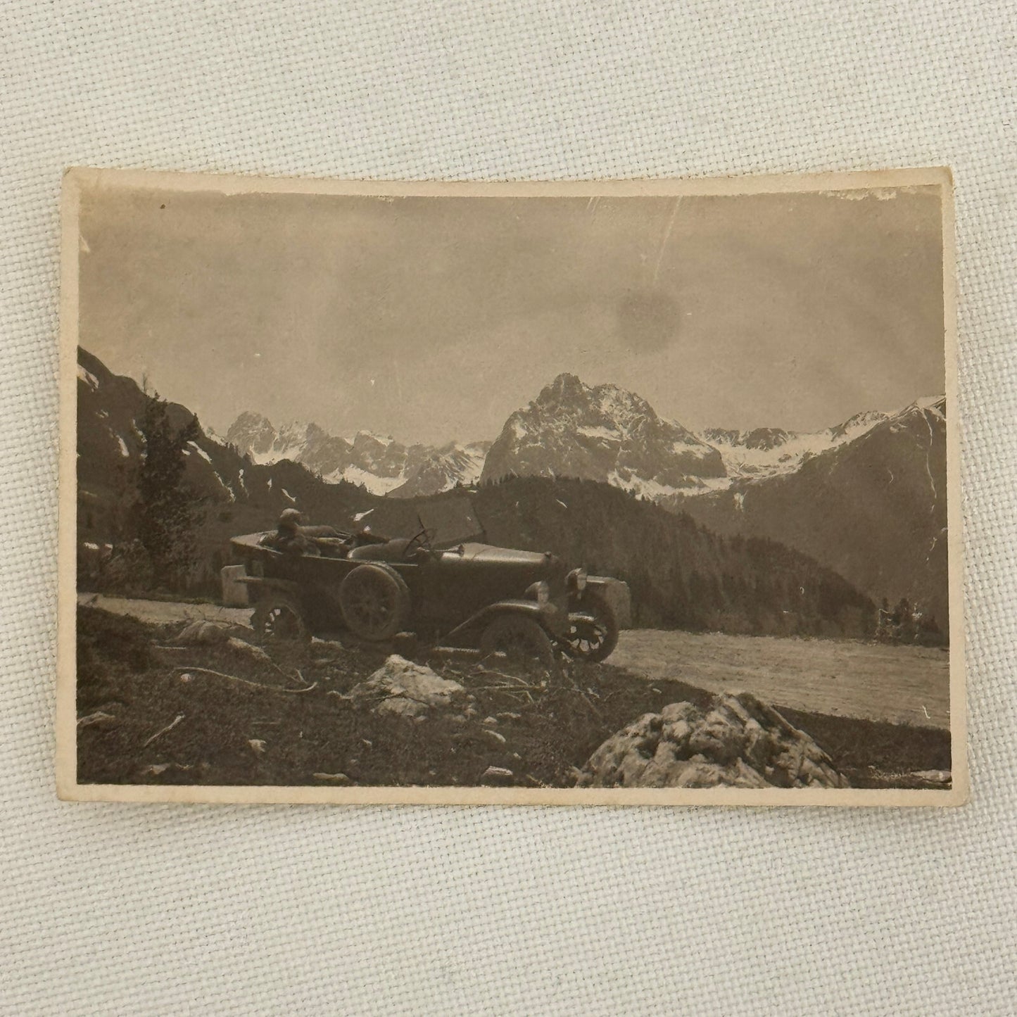 Antique Car Automobile in Mountains Photo Photograph Lot 3x