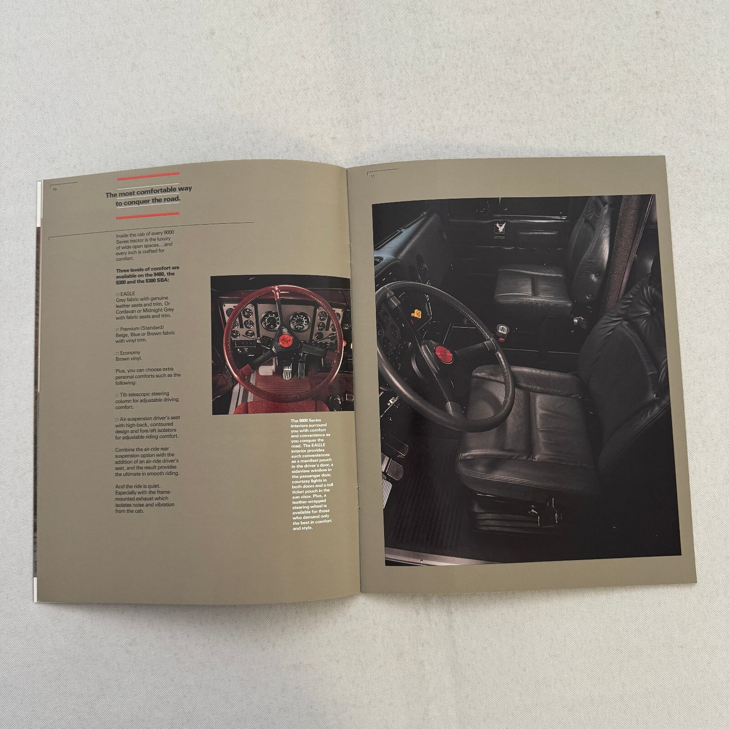 International 9000 Series Truck Sales Brochure Catalog Advertising