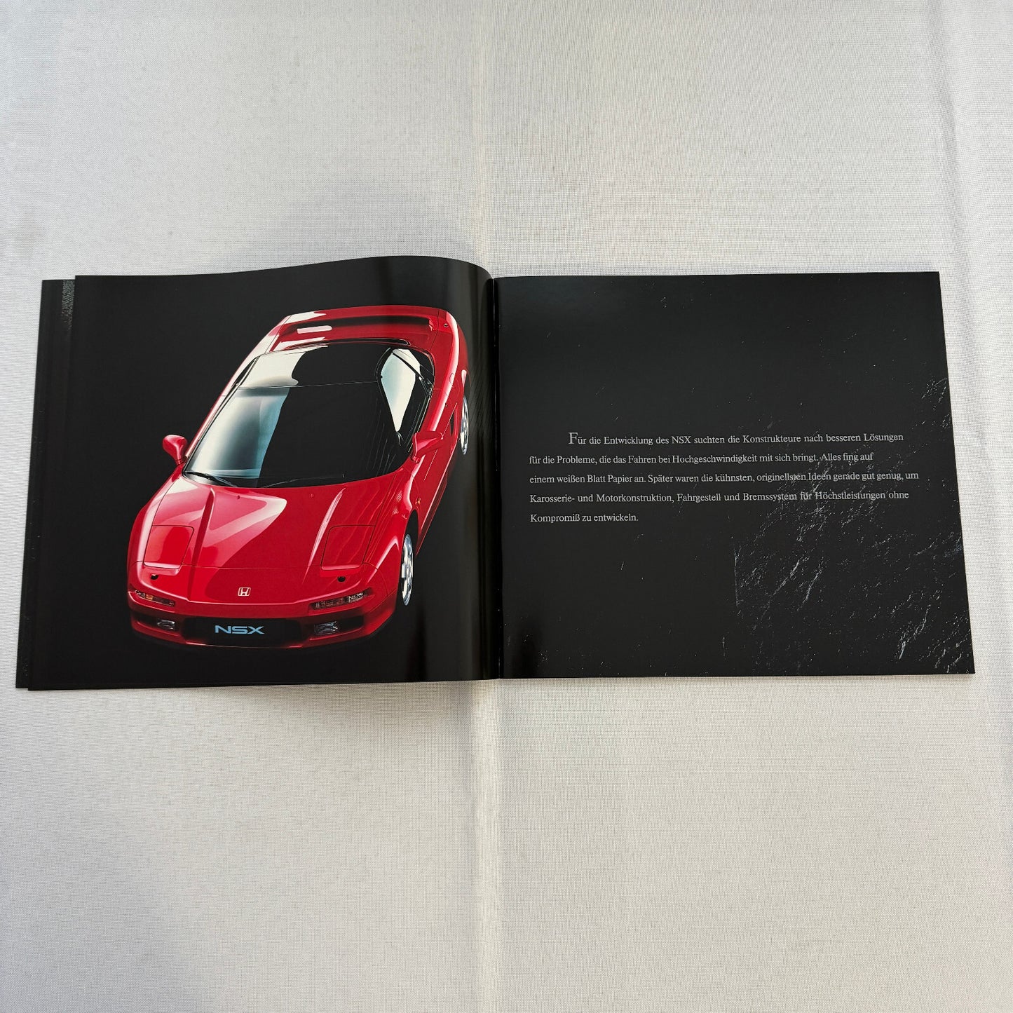 Acura NSX Sports Car Sales Brochure Catalog GERMAN Text European Market