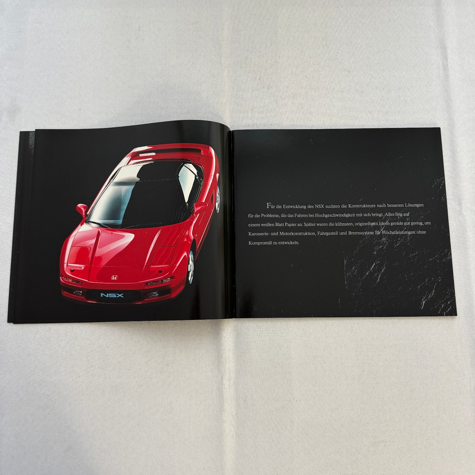 Acura NSX Sports Car Sales Brochure Catalog GERMAN Text European Market