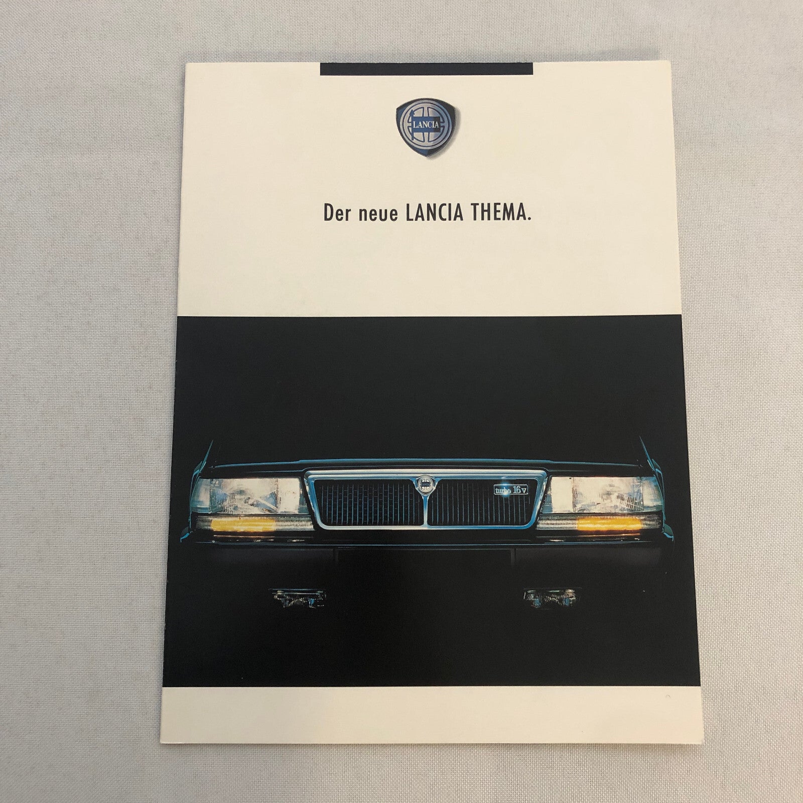 1989 Lancia Thema Car Sales Brochure Catalog German