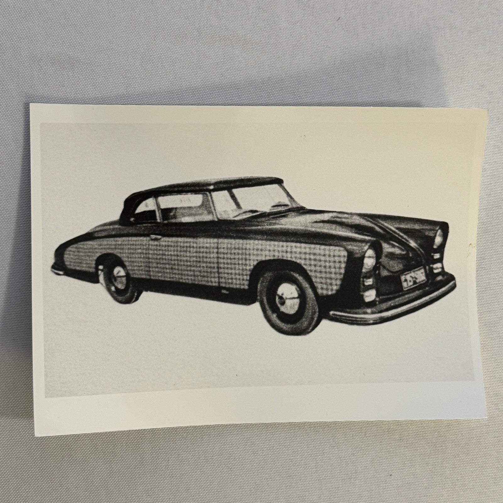 Vintage Coachbuilder Car Automobile Convertible Photo Photograph Unidentified