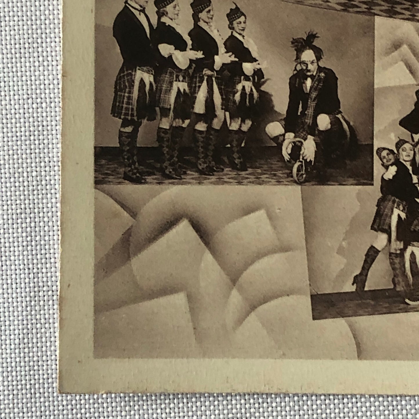 Circus Performer Bicycle Act Group Troupe Postcard Post Card Aldemira Zacchini