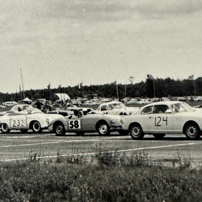 Vintage Racing Photo Photograph Alfa Romeo Porsche MG MGA