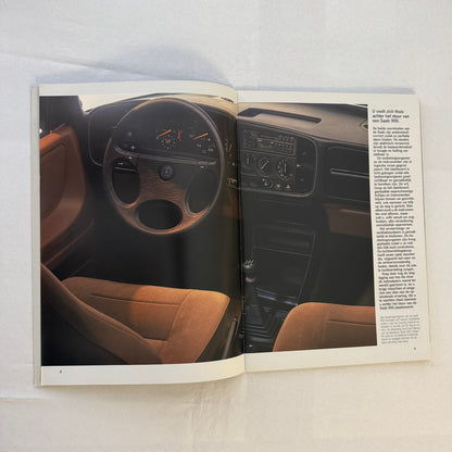 Vintage Saab 900 Car Sales Brochure Catalog 900 Turbo 900i 900C Car DUTCH Text
