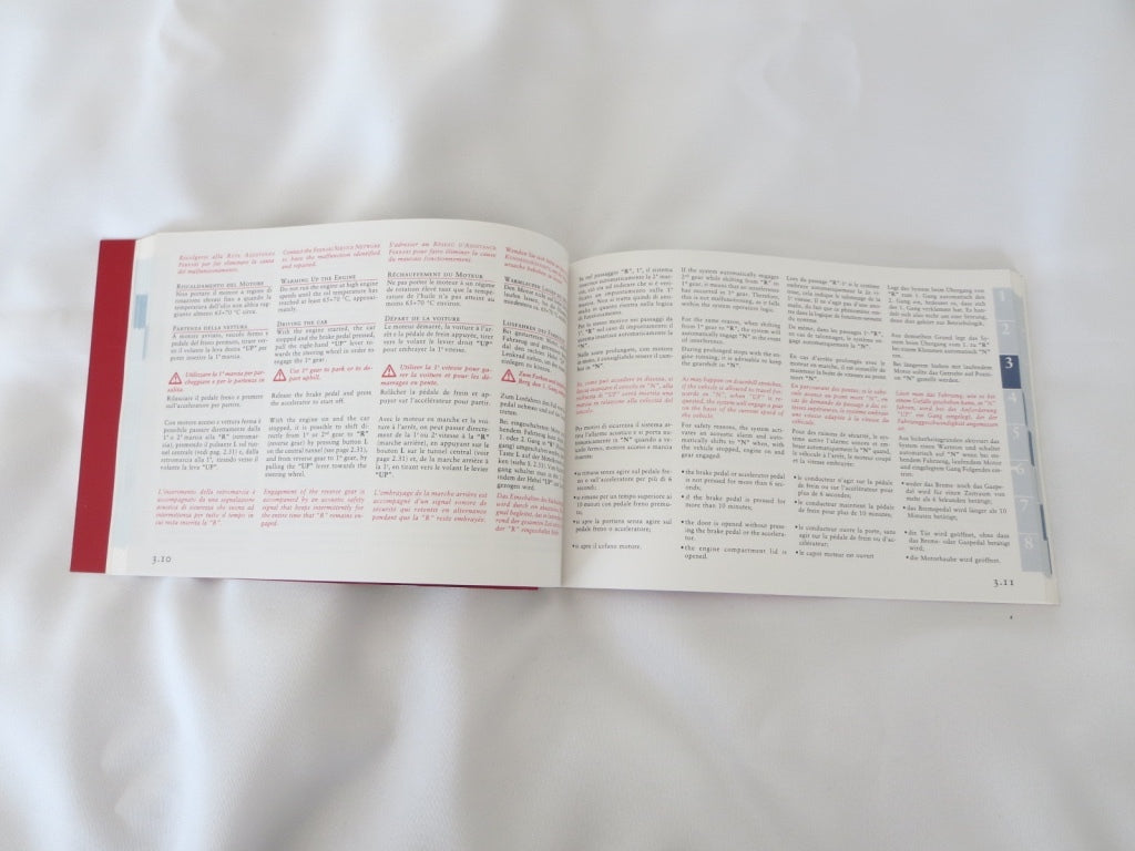 2003 Ferrari Challenge Stradale Factory Owner's Manual Instruction Book 