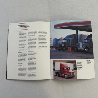 International 9000 Series Truck Sales Brochure Catalog Advertising