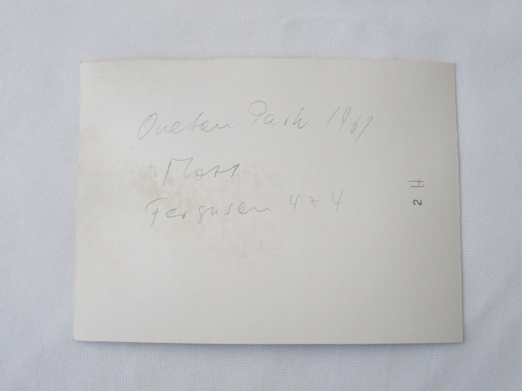 Vintage Racing Photo Photograph Stirling Moss at Oulton Park 