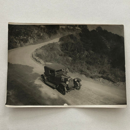 Antique Press Photo Photograph Agence Meurisse Paris Nice Rally Rallye Car ? 