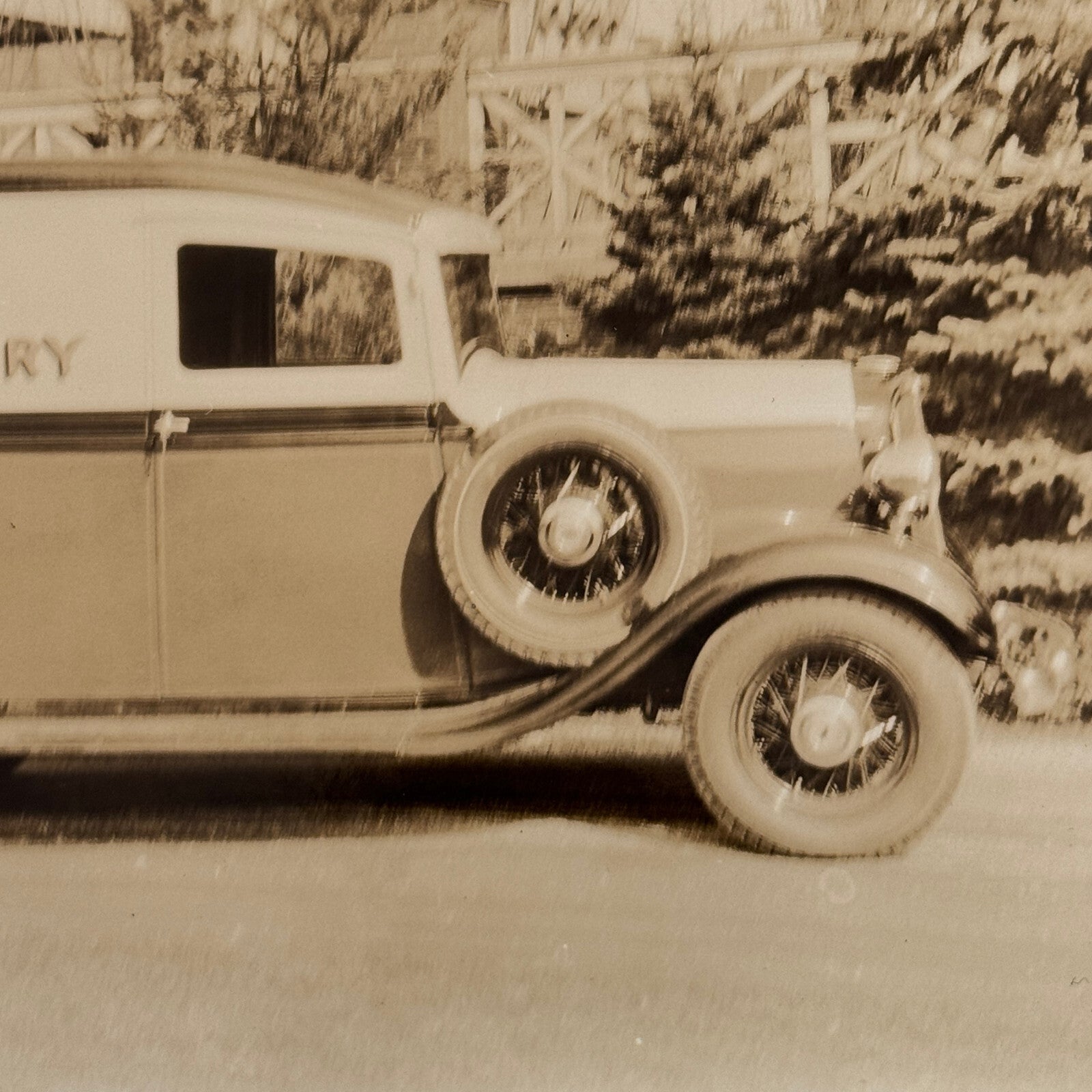 Vintage York Hoover Body Company International Truck Factory Photo Photograph