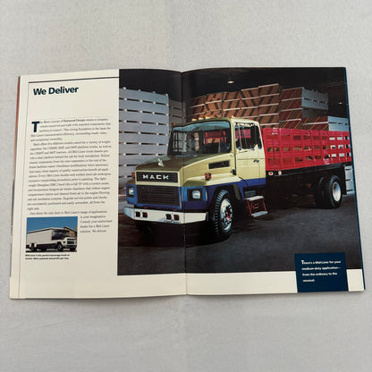Mack Mid Liner CS Series Truck Sales Brochure Catalog Advertising