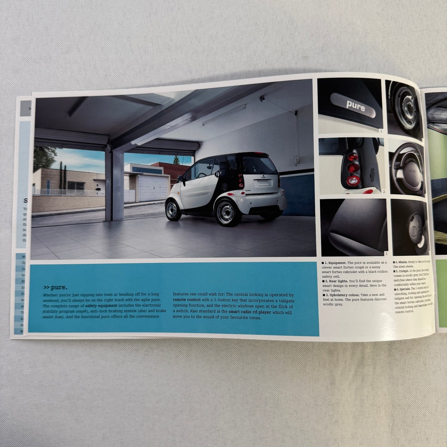 2006 Smart Fortwo Coupe and Fortwo Cabriolet CDI car Sales Brochure Catalog