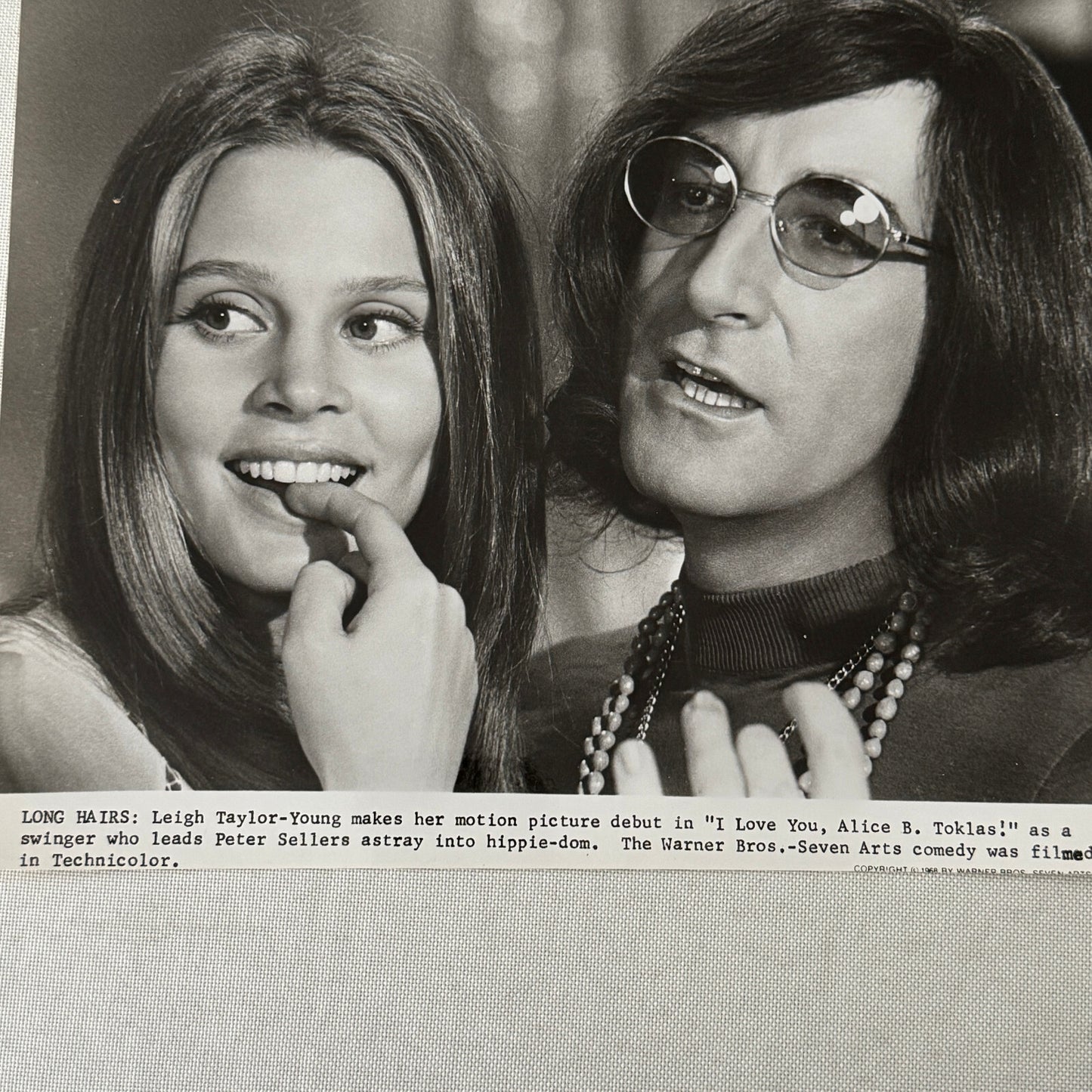 Vintage Movie Still Photo Photograph I Love You Alice B Toklas Peter Sellers