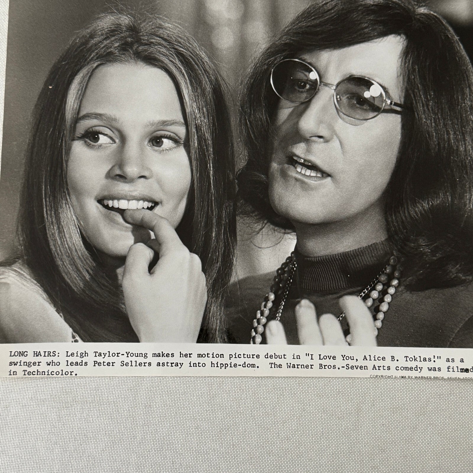 Vintage Movie Still Photo Photograph I Love You Alice B Toklas Peter Sellers