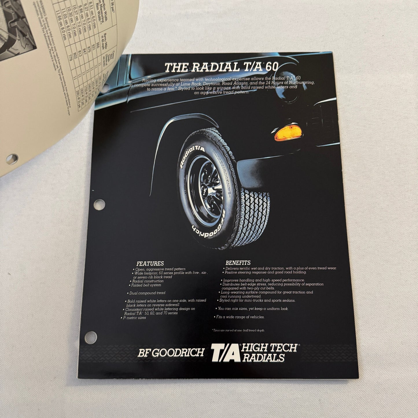 BF Goodrich Mazda Lola T616 Racing Press KIt Brochure Lola T-616 Jim Busby +