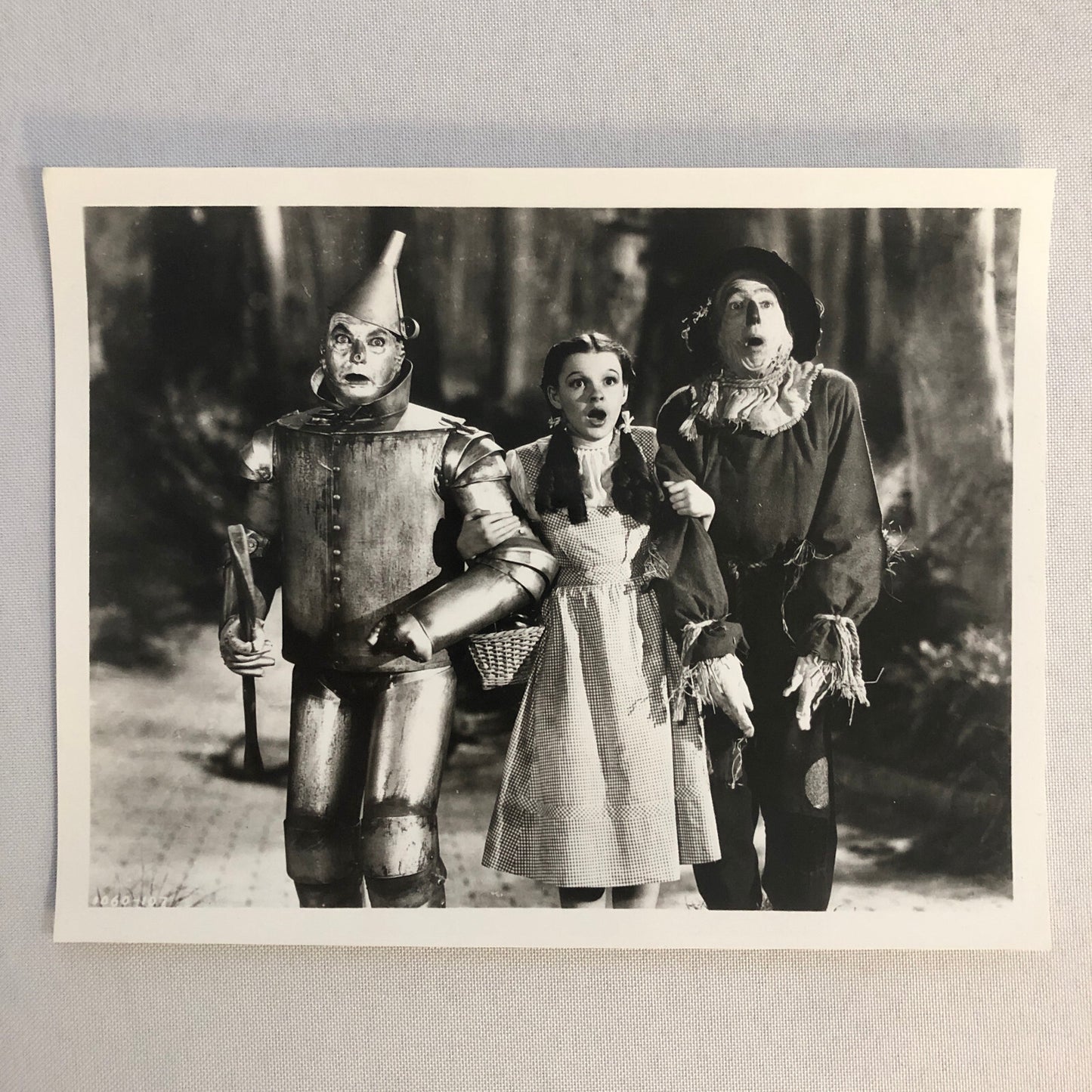 Wizard of Oz Movie Still Photo Photograph Dorothy Tin Man Scarecrow Modern Print