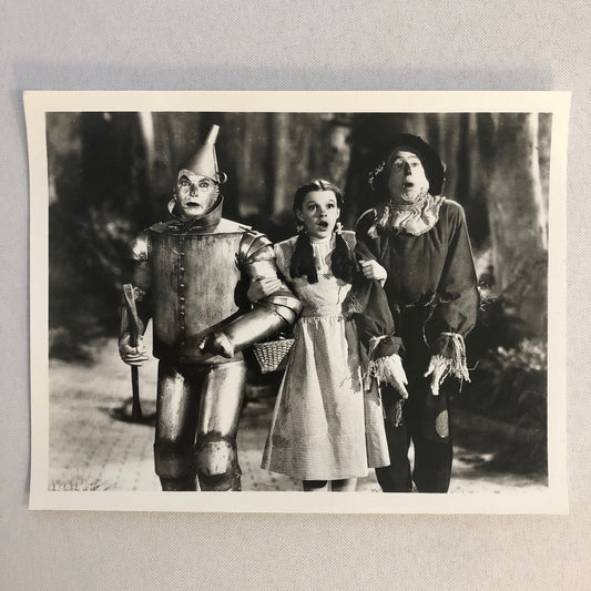 Wizard of Oz Movie Still Photo Photograph Dorothy Tin Man Scarecrow Modern Print