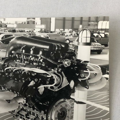 Vintage Honda F1 Racing Engine at Auto Show Photo Photograph Print 1983 ? 