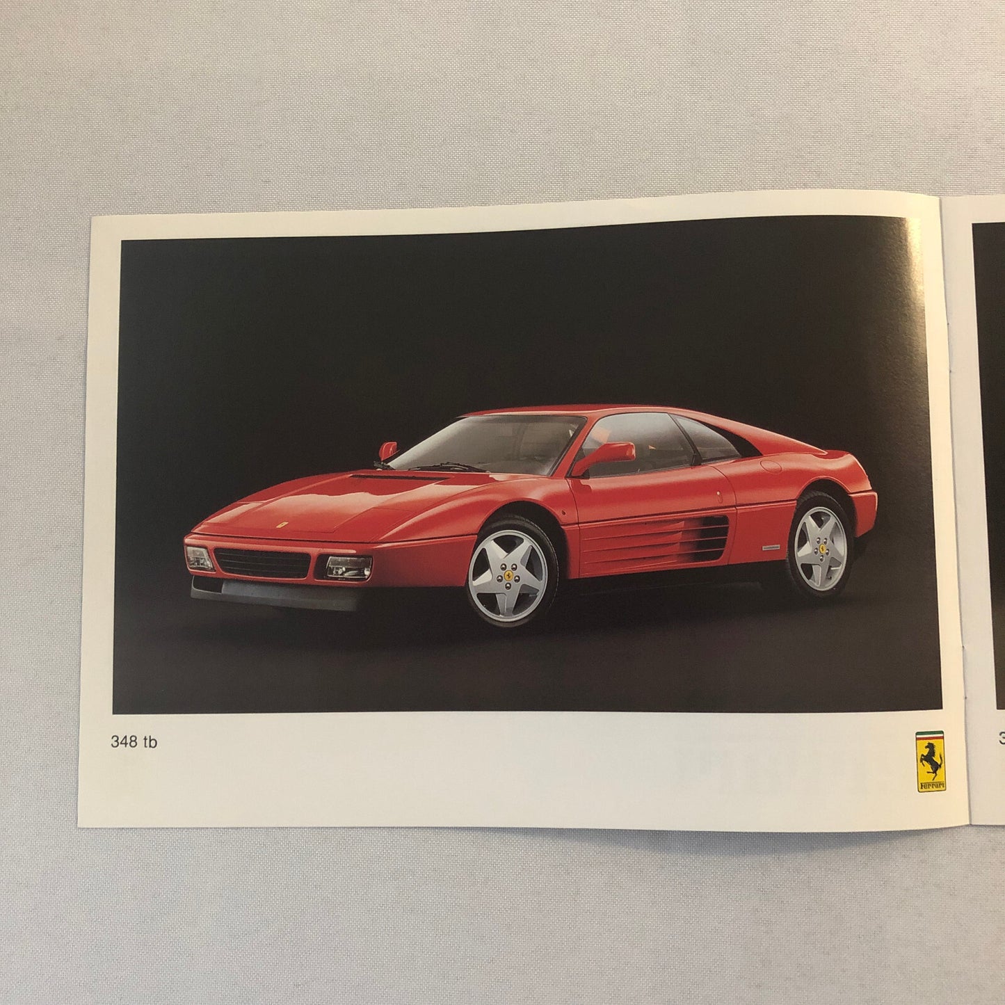 Ferrari Sales Brochure F40 Testarossa 348 Mondial Cabriolet Garage Francorchamps