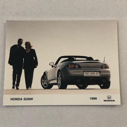 1999 Honda S2000 Roadster Car Factory Press Photo Photograph