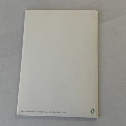 Renault 18 Diesel Car Factory Press Kit Renault 18 TD GTD GERMAN Text 1980 1981
