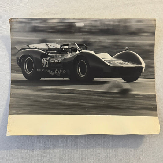 Vintage CanAm Racing Photo Lola T70 Mk IIIB Car Motorsport Can Am Race