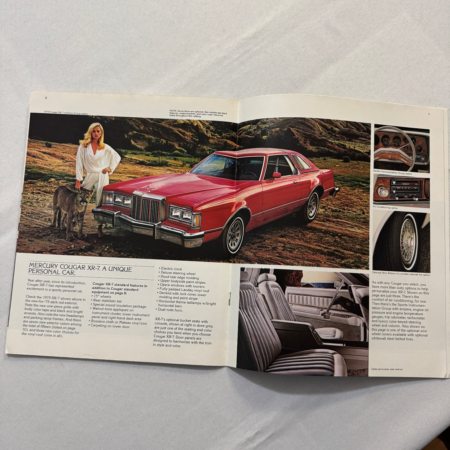 1979 Mercury Cougar Car Sales Brochure Catalog XR-7 XR7
