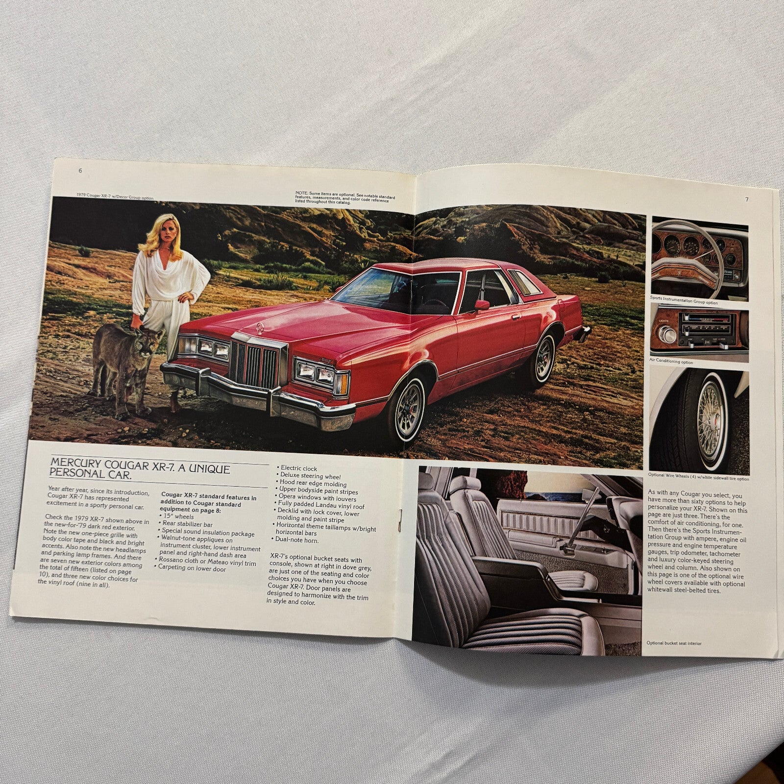 1979 Mercury Cougar Car Sales Brochure Catalog XR-7 XR7