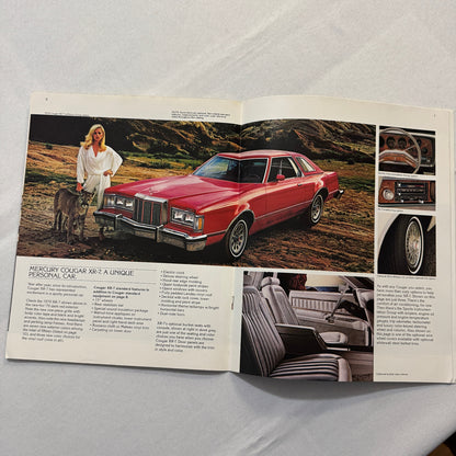 1979 Mercury Cougar Car Sales Brochure Catalog XR-7 XR7