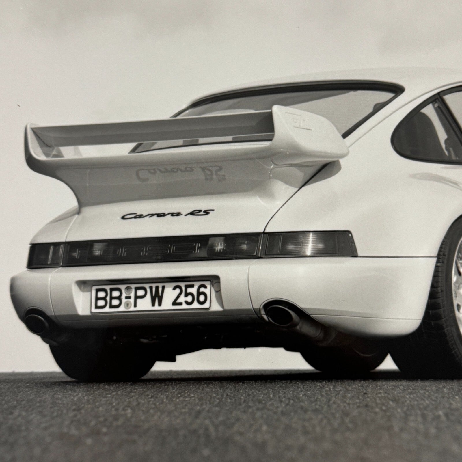 Porsche 911 Carrera RS Car Factory Press Photo Photograph Print Vintage