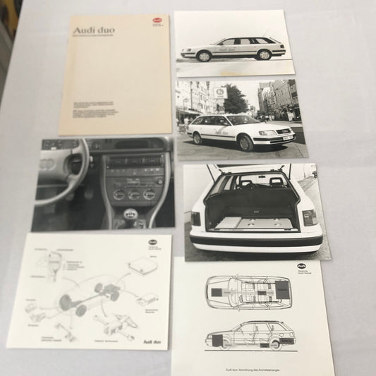 Audi Duo Station Wagon Concept Car Prototype Press Kit Brochure Photos GERMAN