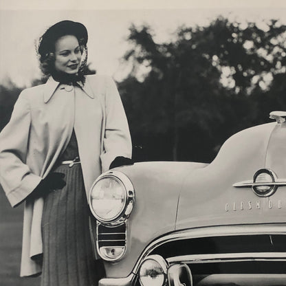 1949 Oldsmobile Series 98 Futuramic Factory Press Photo Photograph Print