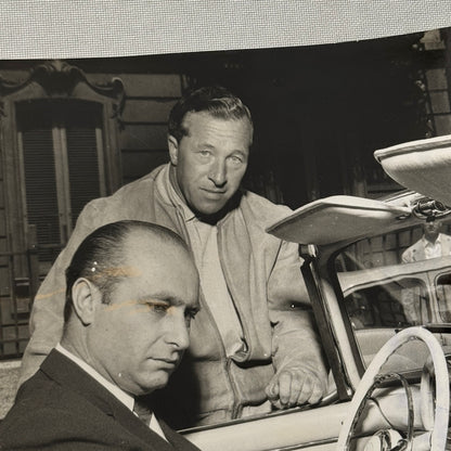 Juan Manuel Fangio Mercedes 300 SL Roadster Italian Press Photo Photograph 1958