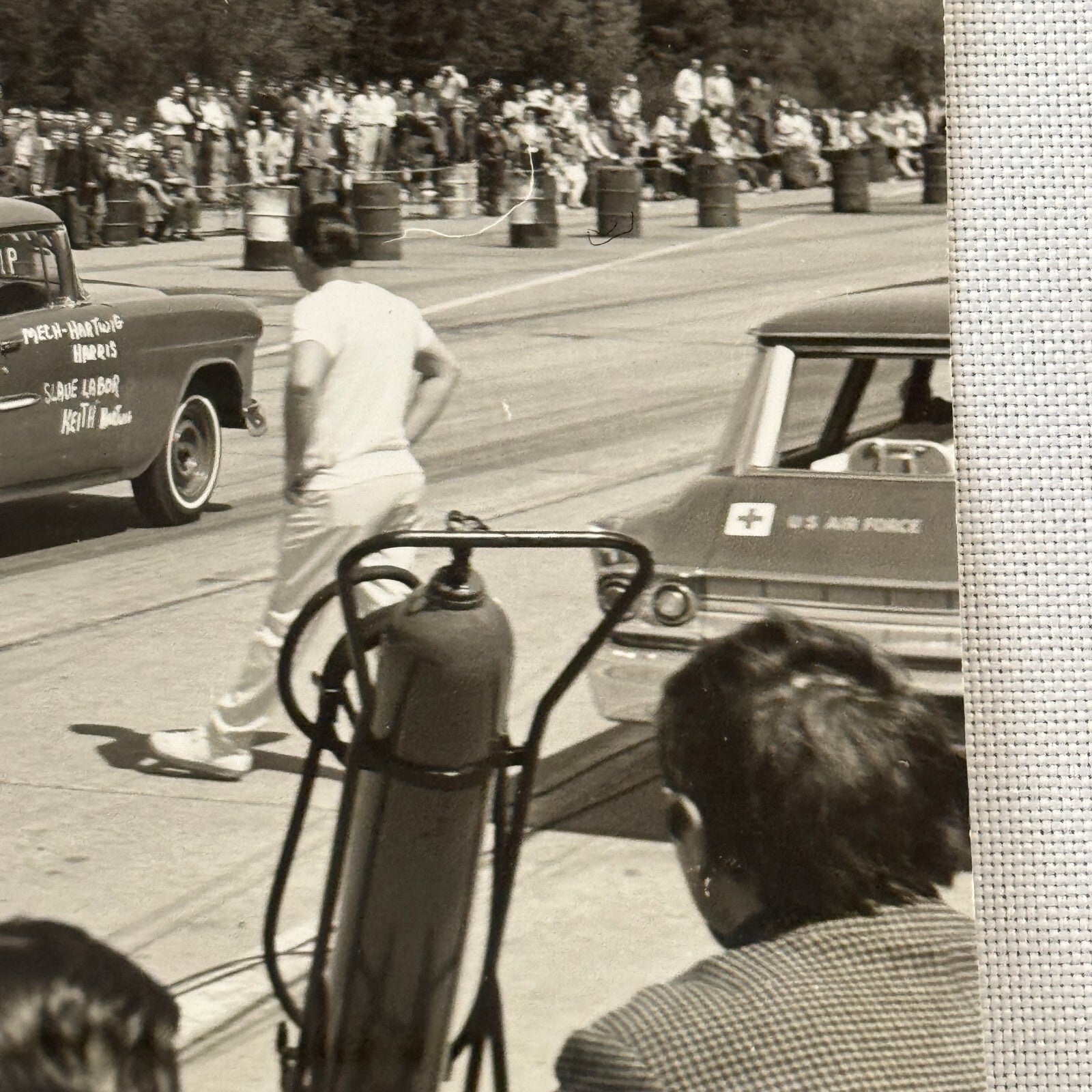 Vintage Drag Racing Photo Photograph Print Chevrolet Chevy