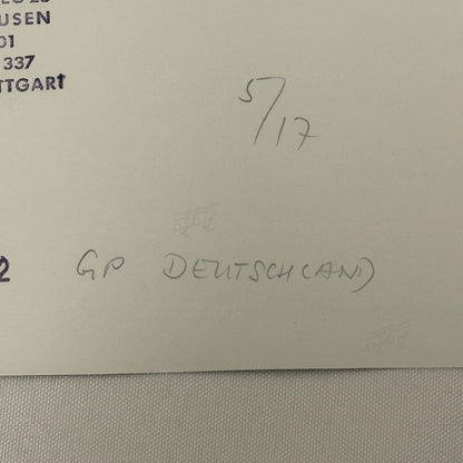 Vintage Racing Photo 1972 German Grand Prix Race Colin Chapman Peter Warr