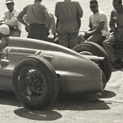 Vintage Racing Photo Photograph Unidentified Car MODERN PRINT