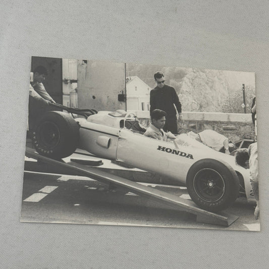 Vintage Honda Racing Photo Photograph Car Motorsport Modern Print