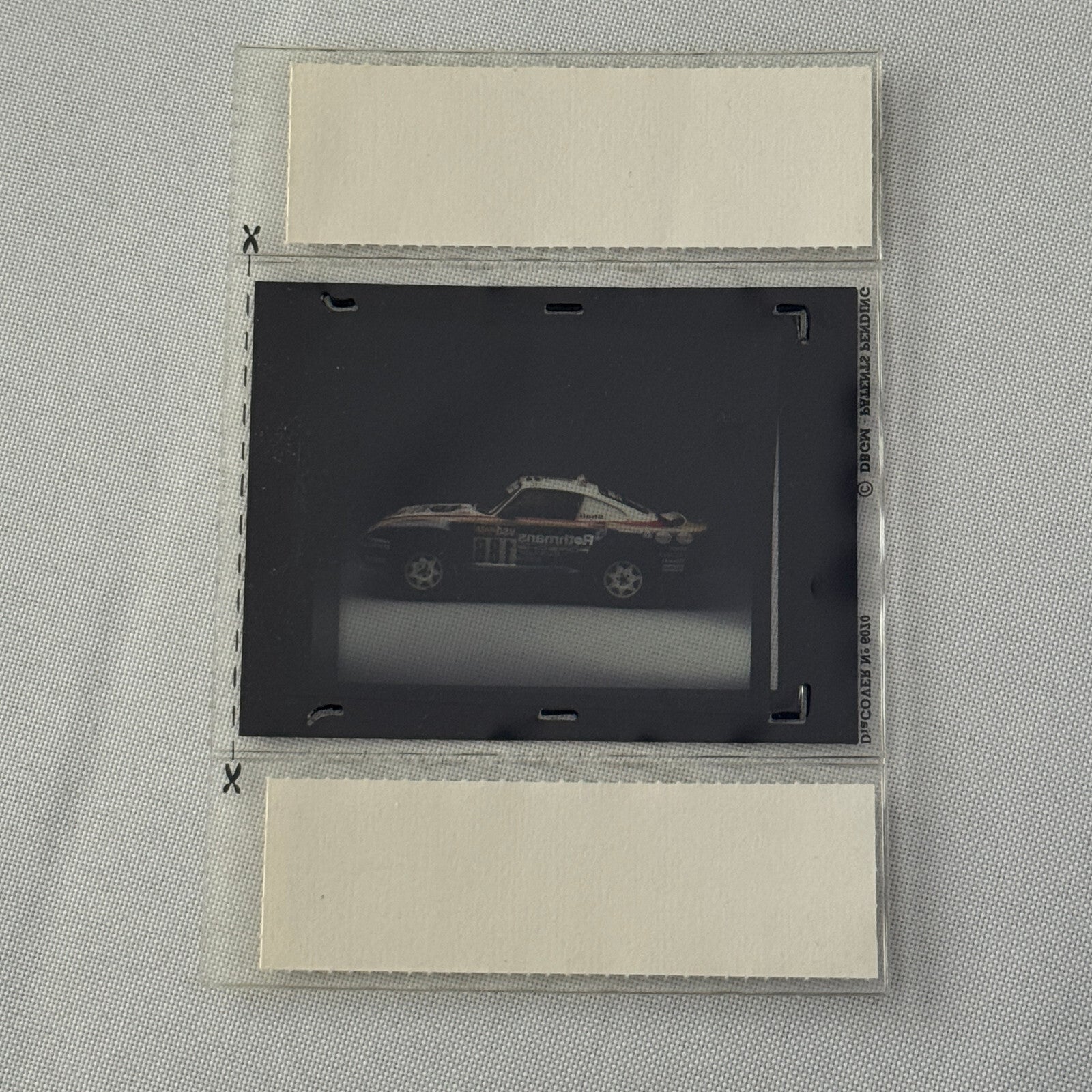 Porsche 959 Paris Dakar Rally Museum Archive Factory Photo Slide Transparency