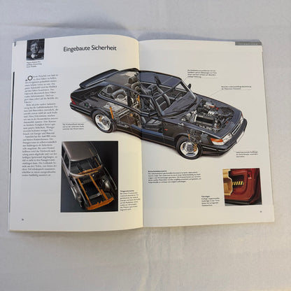 1992 Saab 900 Car Sales Brochure Catalog Saab 900 Cabriolet Turbo 16S GERMAN
