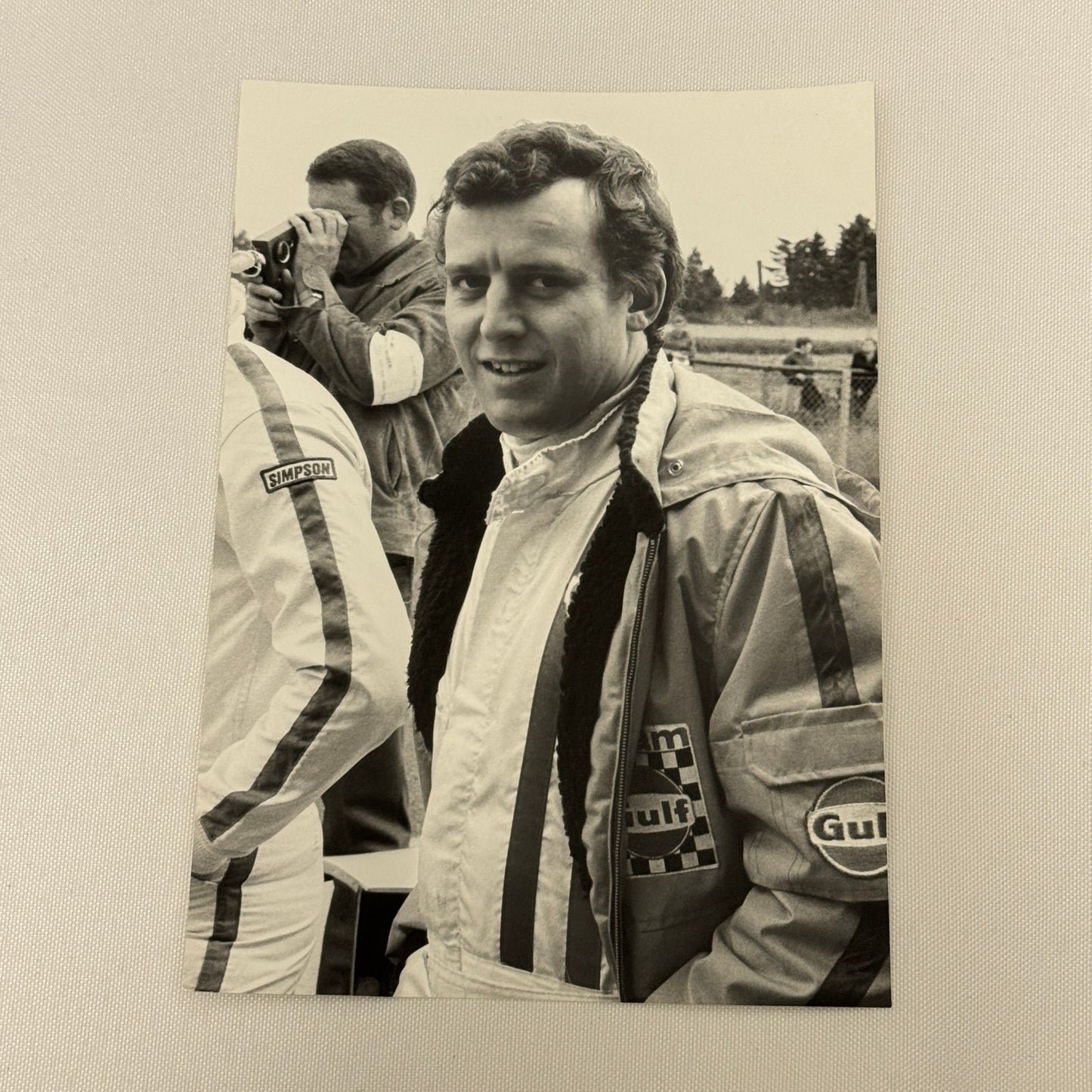 Vintage Racing Photo Jacky Ickx 1969 1000KM Race Motorsport Photograph