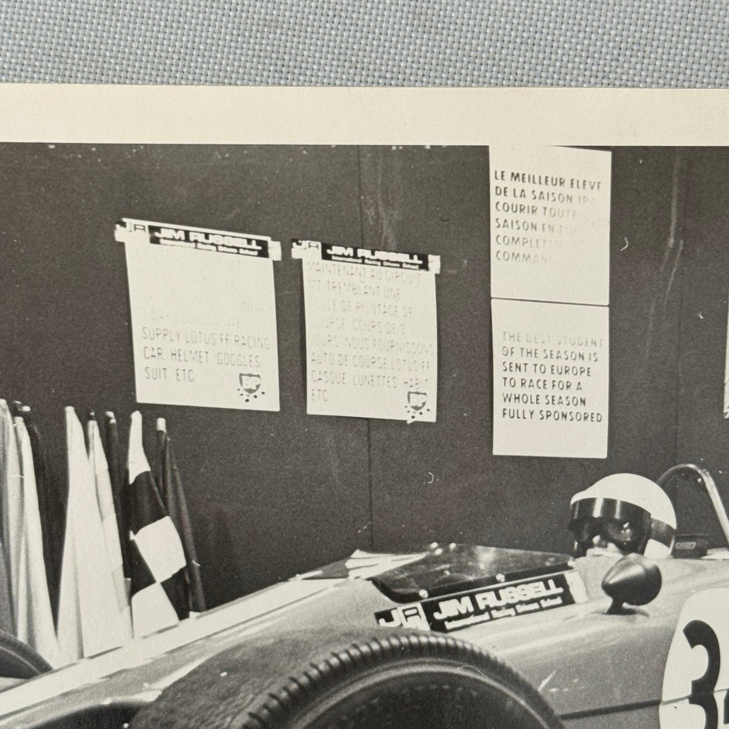 Vintage Car Racing Photo Circuit Mont Tremblant Quebec Jim Russell Photograph